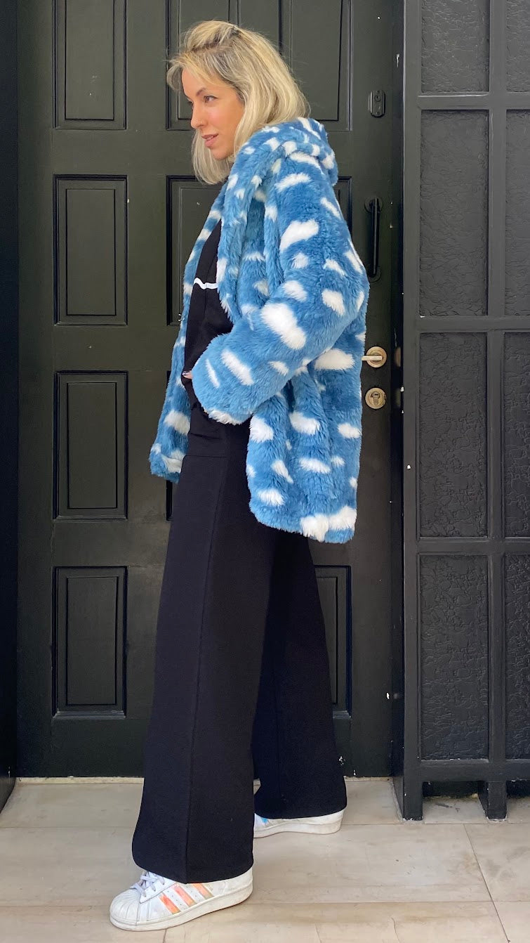 מכנסי טרנינג מתרחבים  LOVE - אגם הברבורים